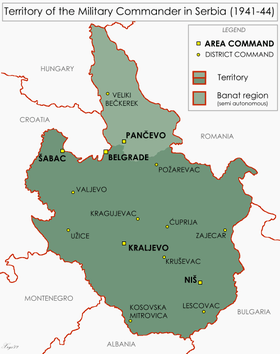 map showing the extent of the territory