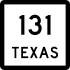State Highway 131 marker
