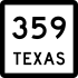 State Highway 359 marker