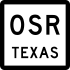 State Highway OSR marker