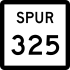 State Highway Spur 325 marker
