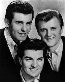 The three group members in 1964