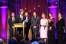 The cast and crew of Rectify at the 74th Annual Peabody Awards