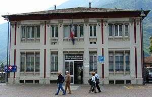 Tirano Rhaetian Railway station