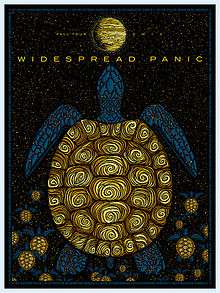 Todd Slater poster - Widespread Panic Fall 2013