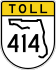 State Road 414 toll marker