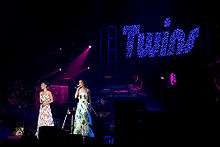 Twins on their North American tour in Concert Cow Palace, San Francisco on 15 September 2007
