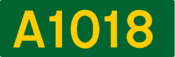 A1018 road shield