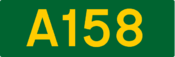 A158 road shield