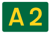 A2 road shield