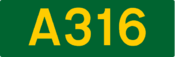 A316 road shield