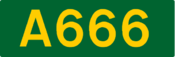 A666 road shield