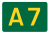 A7 road shield