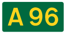 A96 road shield