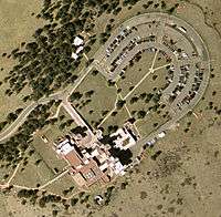 Aerial view of the lab site