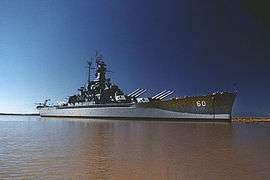 USS Alabama (BB-60) in 1985