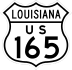 U.S. Highway 165 marker