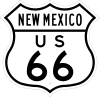 US 66 route marker