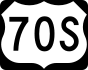 U.S. Route 70S marker