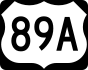U.S. Route 89A marker