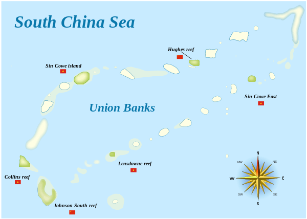 Map of Union Banks