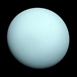 Uranus as viewed by Voyager 2