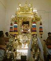 Golden chariot of the temple