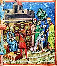 Solomon and Count Vid, Géza and the Byzantine envoys