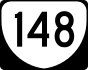 State Route 148 marker