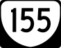 State Route 155 marker