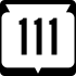 State Trunk Highway 111 marker