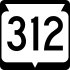 State Trunk Highway 312 marker