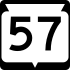 State Trunk Highway 57 marker