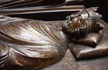 Photograph of the Cast of the effigy of King Henry the third in Westminster Abbey, c. 1272