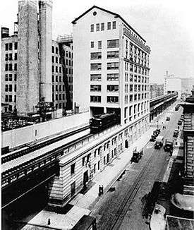 Train on the High Line in the 1930s