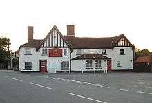 The White Horse, Capel's only pub.