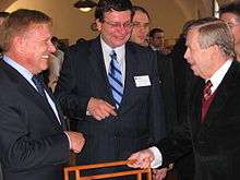 President Václav Havel and Martin, Czech Republic, 2004