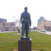 William Stephenson statue
