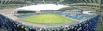 Internal view of Windsor park as the redevelopment nears completion.