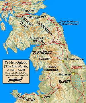 Yr Hen Ogledd (The Old North) c. 550 – c. 650