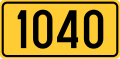 Ž1040 county road shield