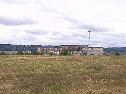 Remains of never completed Żarnowiec Nuclear Power Plant